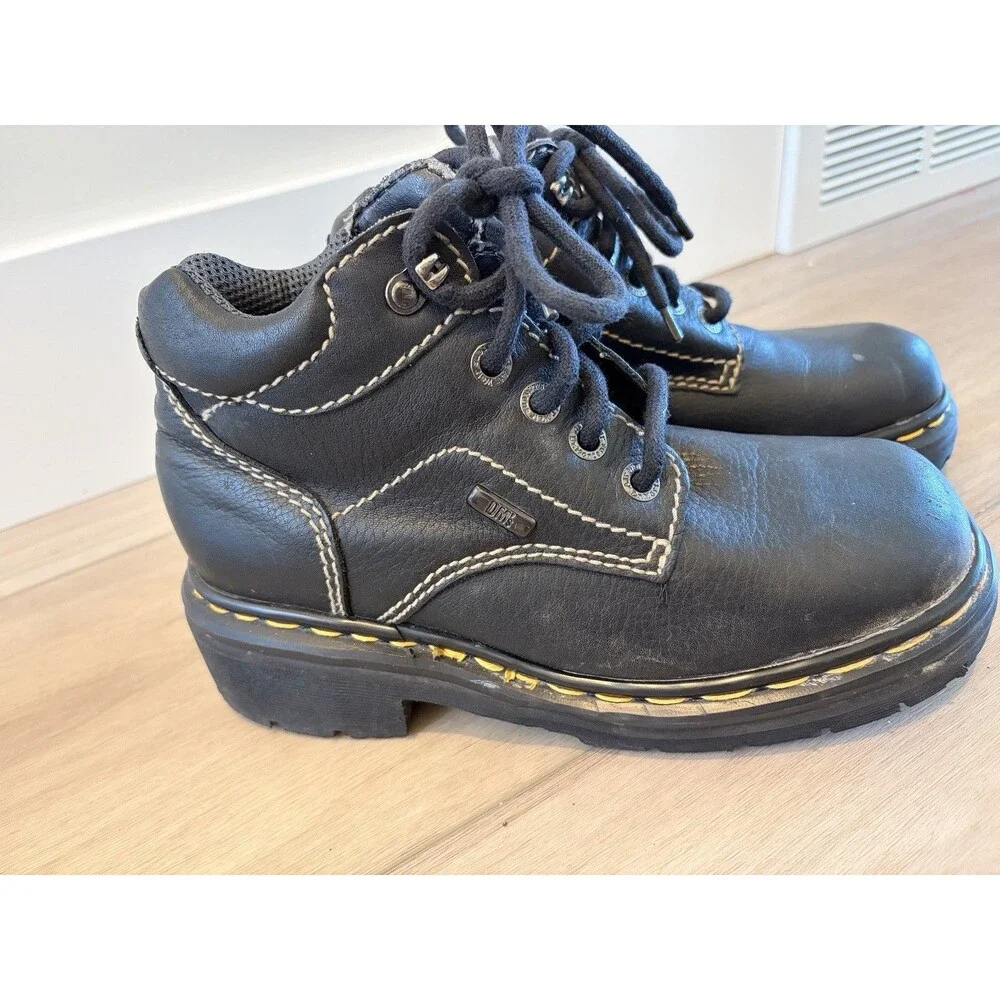 Vintage Dr. Martens Black Leather Boots Men’s US 5 Women’s 6.5 90s Grundge